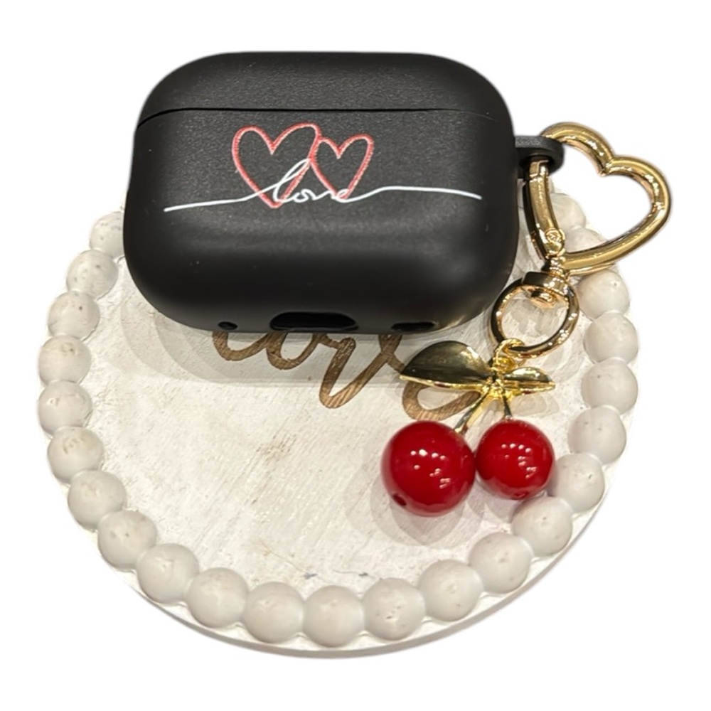 Airpod Love Case w/ Cherry Charm NWOT
